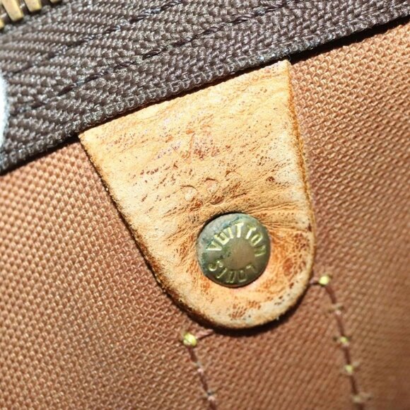 LOUIS VUITTON Monogram Keepall Bandouliere 55 Boston Bag M41414 LV Auth 140268 - Picture 13 of 16